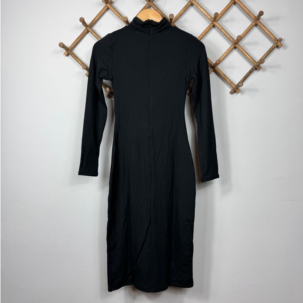 New Re Ona Turtleneck Dress In Black Women's Size M — image 3 of 8